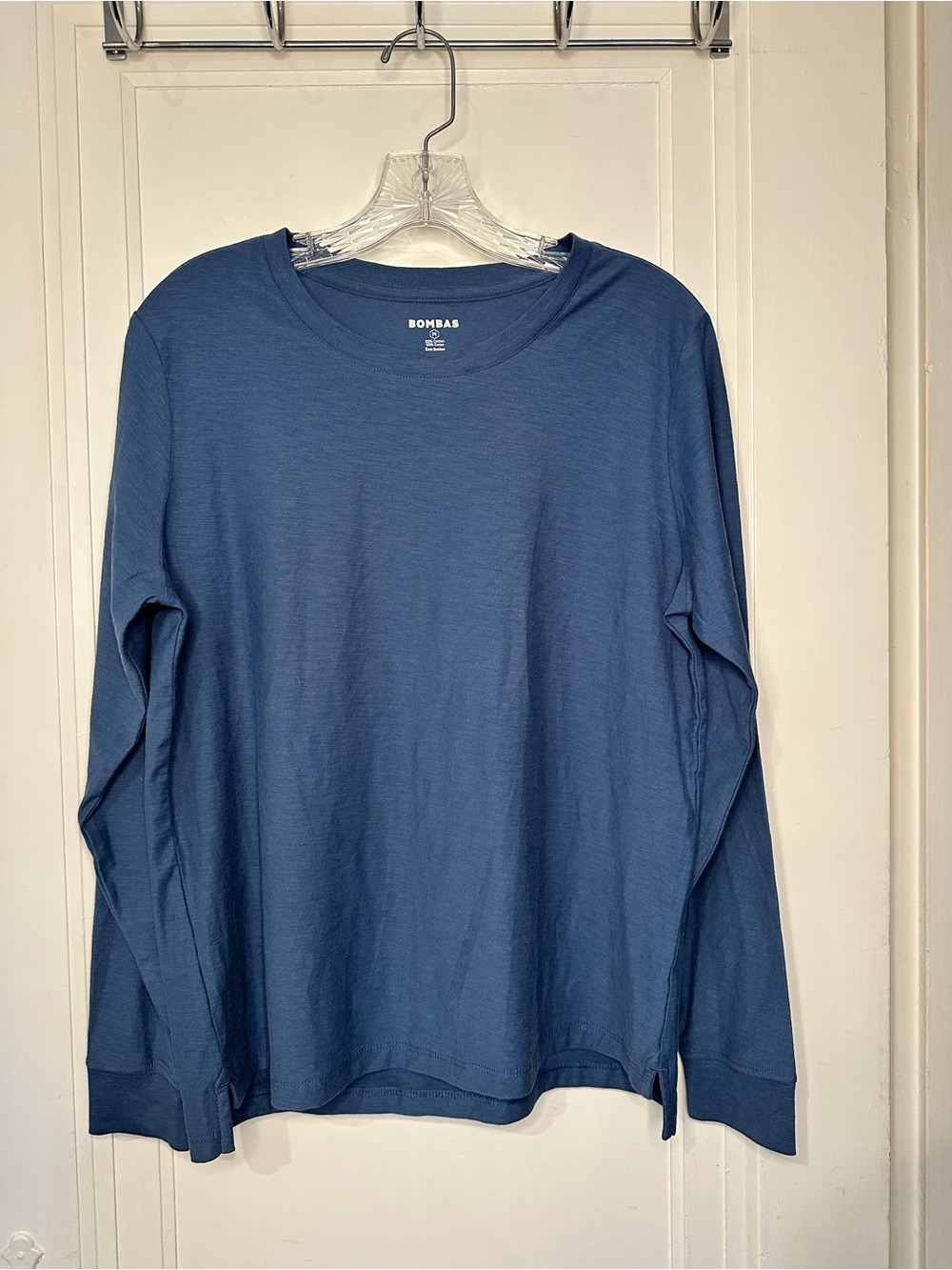 Bombas women’s Long Sleeve Tee in Denim Blue